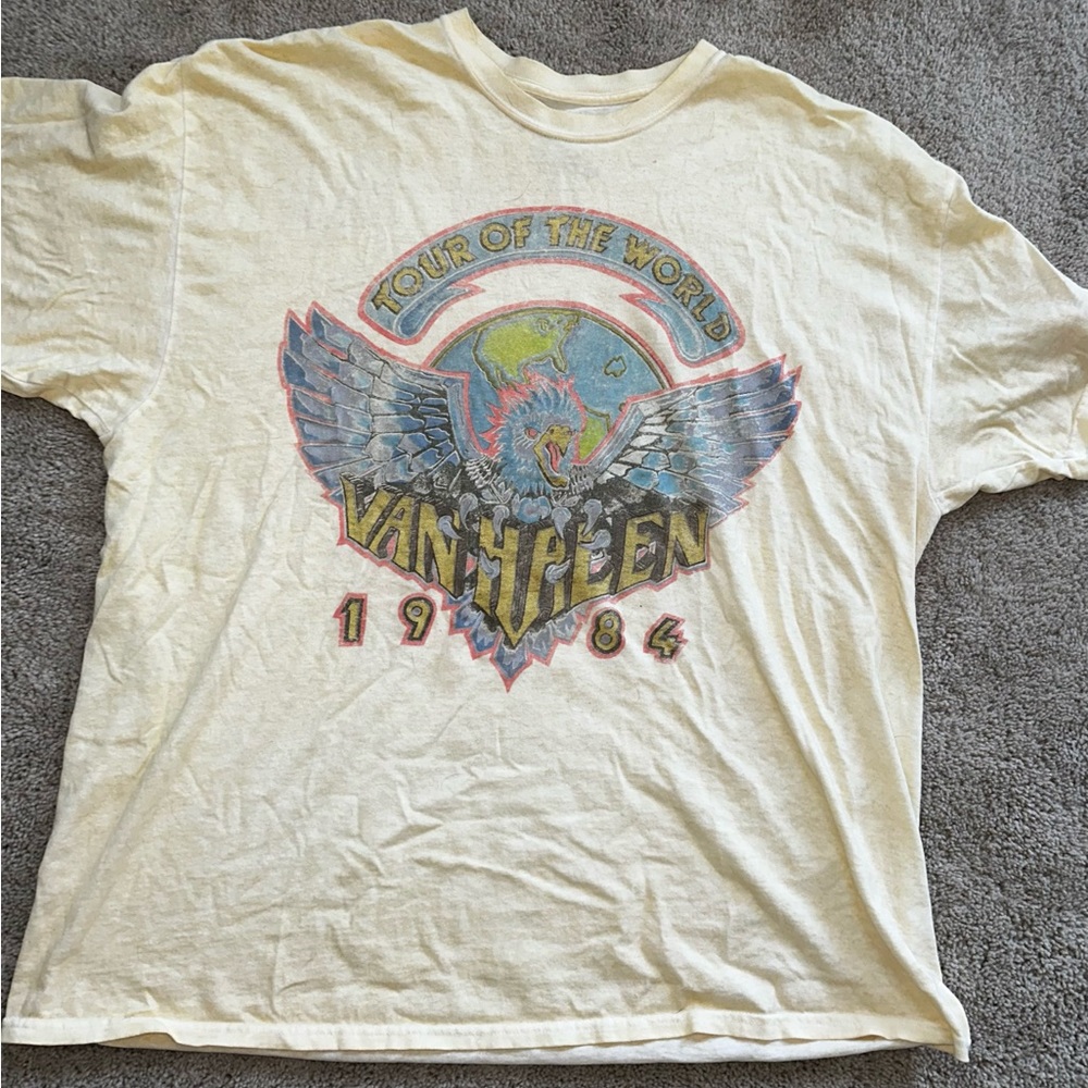 Urban Outfitters Van Halen Oversized Graphic Tee